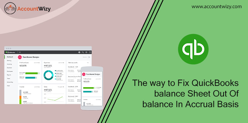 The way to Fix QuickBooks balance Sheet Out Of balance In Accrual Basis