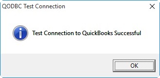 ODBC test connection