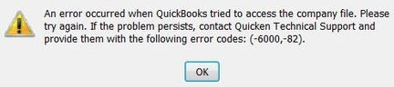 Quickbooks error 6000 82