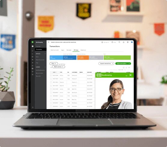 live bookkeeping chat dashboard