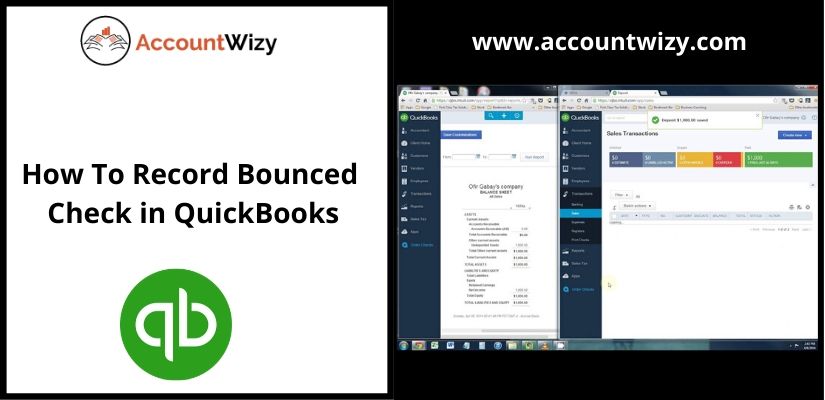 How To Record Bounced Check in QuickBooks