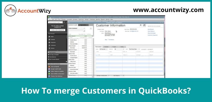 How To merge Customers in QuickBooks?