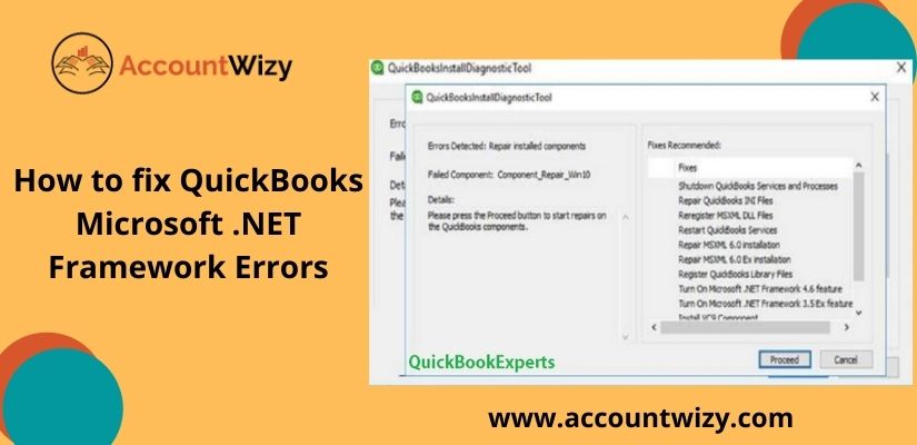 How to fix QuickBooks Microsoft .NET Framework Errors