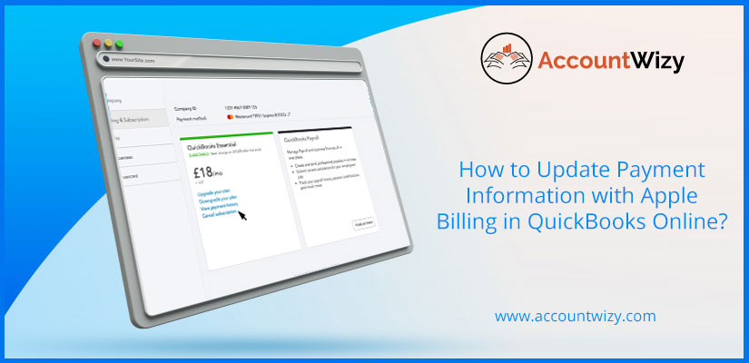 How to Update Payment Information with Apple Billing in QuickBooks Online?