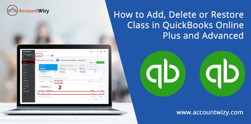 How to Add, Delete or Restore Class in QuickBooks Online Plus and Advanced