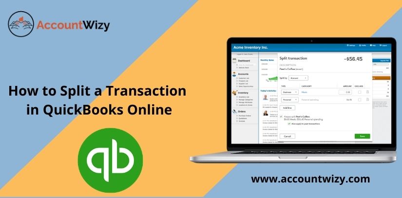 How to Split a Transaction in QuickBooks Online