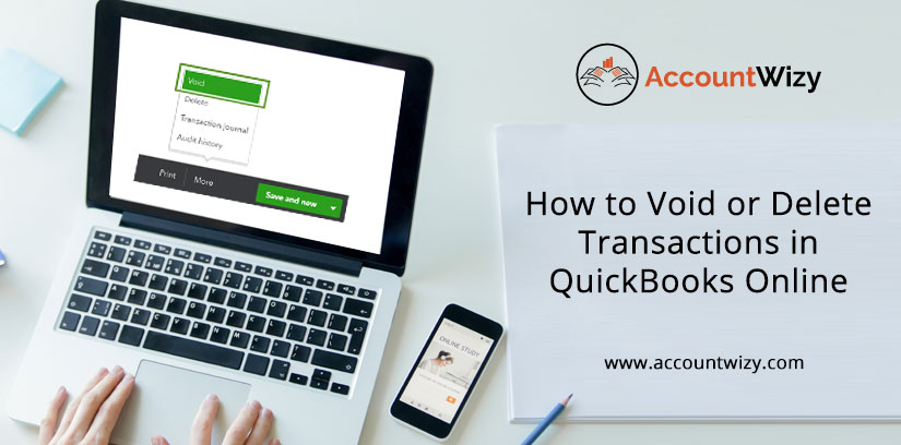 How to Void or Delete Transactions in QuickBooks Online