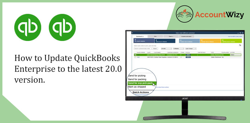 How to Update QuickBooks Enterprise to the latest 20.0 version