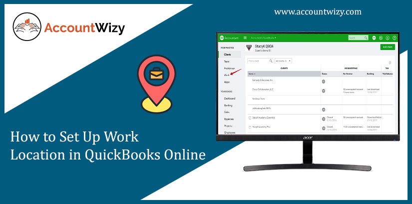 How to Set Up Work Location in QuickBooks Online