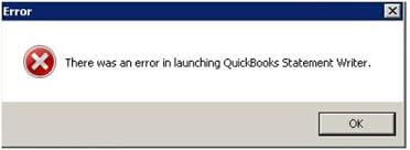 QuickBooks statement writer issue message