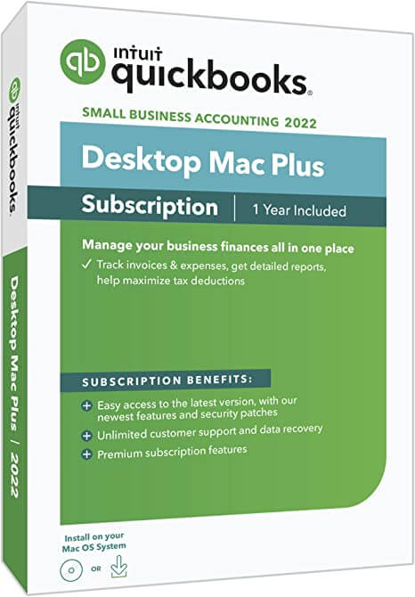QuickBooks Desktop Mac Plus 2022