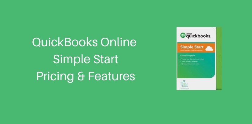 QuickBooks Online Simple Start Pricing Features